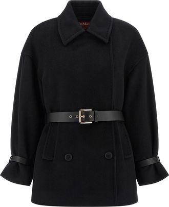Max Mara Pausa Trench E Impermeabili Nero-Donna
