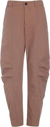 Bitte Kai Rand Tazuke Broek - Dames - Broeken - Bruin - XL - Katoen - Broeken