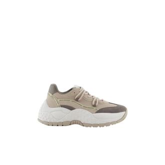A|X Armani Exchange Sneakers, female, Beige, 8 UK, Beige Trainers for Stylish Look