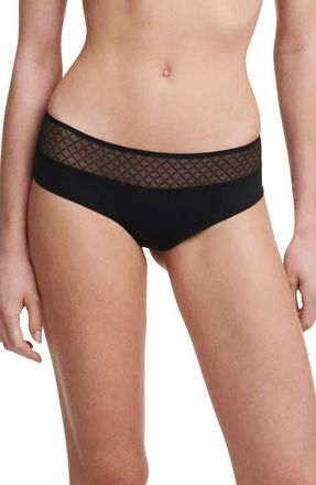 Chantelle Norah Chic Hipster Briefs in Black at Nordstrom, Size X-Large