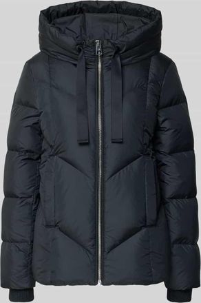 Marc O'Polo Regular Fit Daunenjacke mit Label Print in Marine, Größe 34