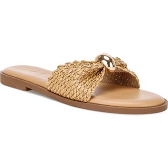 London Rag Onawa Slide Sandal in Natural at Nordstrom Rack, Size 7.5