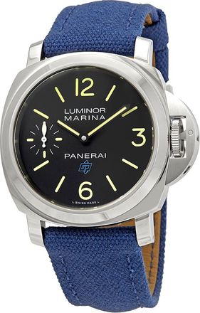 Officine Panerai Pre-owned Panerai Luminor Marina Hand Wind Black Dial Mens Watch PAM00777
