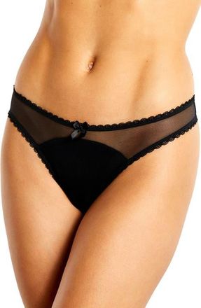 Journelle Victoire Thong in Noir at Nordstrom, Size X-Small