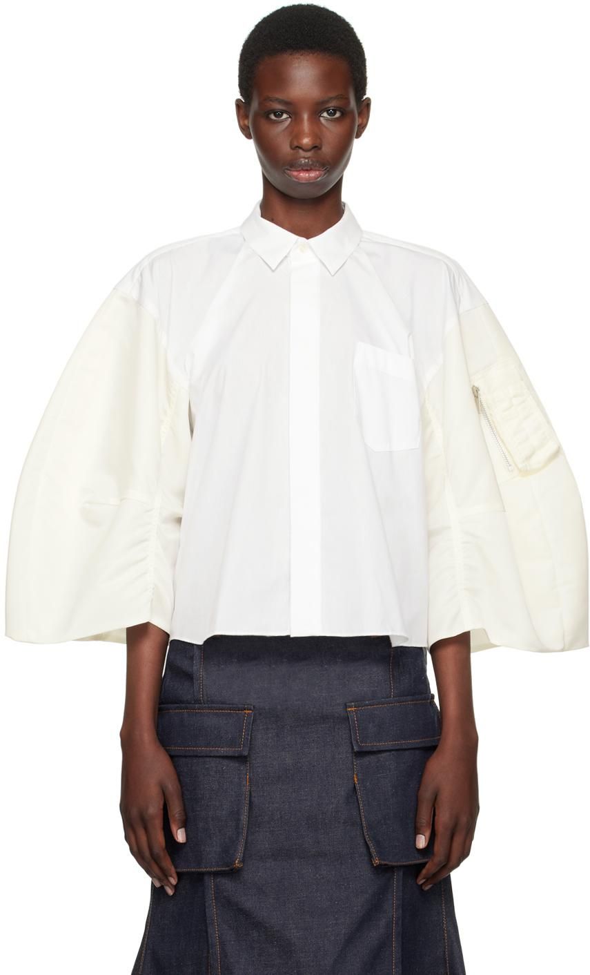 ワンピース Alexander Wang PULLED SHIRT DRESS WITH BACK CUMMERBUND Alexander Wang Pulled Shirt Dress With Back Cummerbund