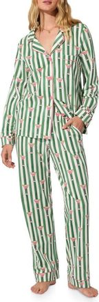 Bedhead Pajamas Print Jersey Pajamas in Martini Oclock at Nordstrom, Size X-Small