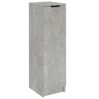 vidaXL Vidaxl - Mueble Zapatero Madera Contrachapada Gris Hormig&oacute;n 30x35x100 Cm