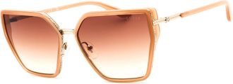 Guess GU00146 57F Womens Sunglasses Brown Size 59