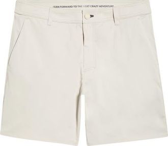 Rhone Commuter Flyweight Performance Golf Shorts in Stone at Nordstrom, Size 32