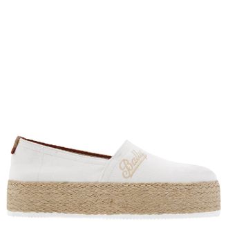 Bally Felly Logo Cotton Espadrilles, Brand Size 37 ( US Size 6.5 )