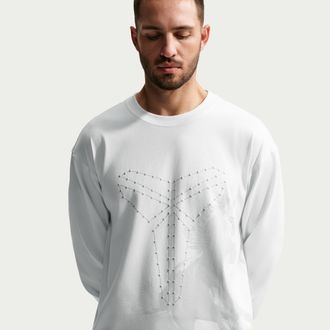 Nike Mens Kobe Dri-FIT Long-Sleeve Basketball T-Shirt in White | IQ2372-100