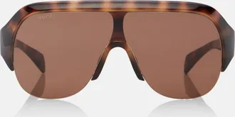 Gucci Lettering shield sunglasses