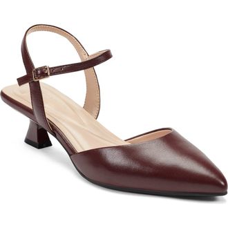 Easy Spirit Halyn Ankle Strap Kitten Heel Pump in Dre01 at Nordstrom Rack, Size 10.5