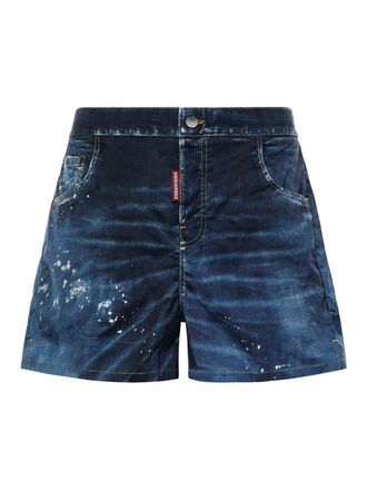Dsquared2 Denim-Style Five-Pocket Swim Shorts