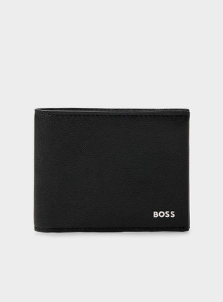 BOSS Mens Northon regenerated leather wallet