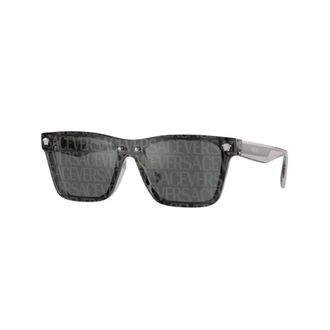 Versace Accessoires, unisex, Grijs, ONE Size, Nylon, Shield Zonnebril