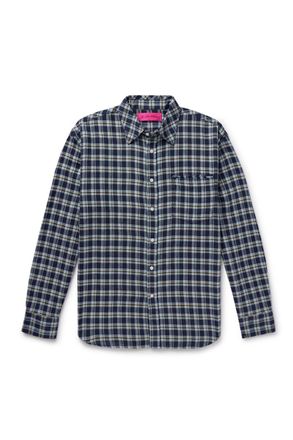 The Elder Statesman Dune Checked Cotton Shirt