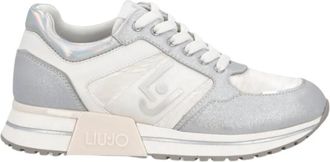Liu Jo Casual Sneaker Kiss 06 Wit Grijs - Dames - Sneakers - Wit - 36 EU - Leer - Schoenen