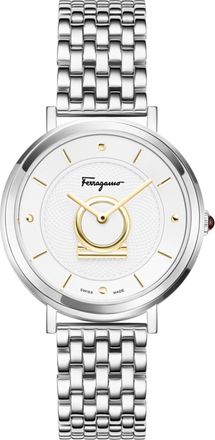 Ferragamo Minuetto Leather Watch