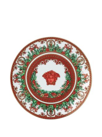 Versace Piatto con motivo Medusa - Bianco