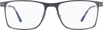 Tom Ford Blue Light Block Square Mens Eyeglasses FT5865-B 020 55