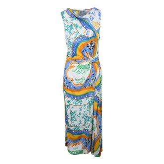 Moschino Abito lungo - Dames - Maxi kleedjes - Veelkleurig - S - Kleedjes