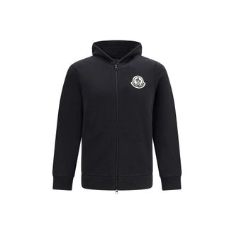 Moncler Black Cotton Mens Sweatshirt