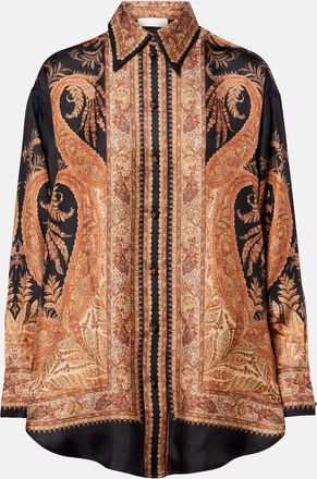 Zimmermann Camicia Hypnotic in seta paisley
