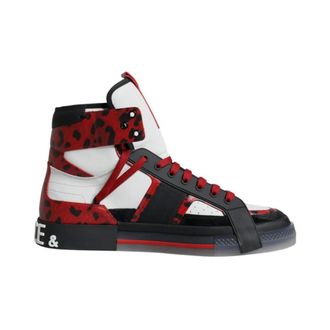 Dolce & Gabbana Portofino HighTop Trainers - male - Dolce & Gabbana - Sneakers - Multicolor - 5 UK - Shoes