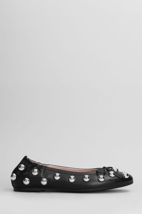 Pedro Miralles Ballerine in pelle nera