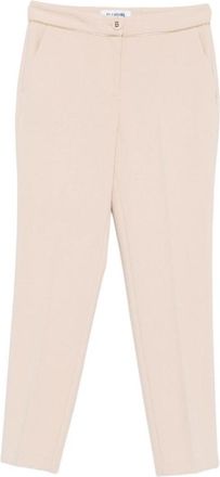 Blugirl Tailored Beige Pants With Decorative Button