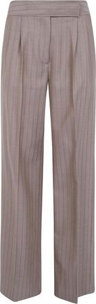 Etro Wide Broeken - Dames - Wijde Broeken - Bruin - M - Broeken