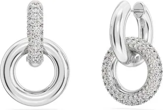 Swarovski Orecchini a cerchio Dextera - - Accessories - Donna - Grigio - ONE SIZE