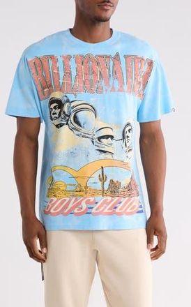 Billionaire Boys Club Rushmore Cotton Graphic T-Shirt in Baltic Sea at Nordstrom Rack, Size Xxx-Large