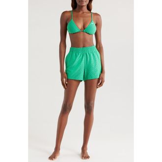 Nike Terry Cover-Up Shorts in Stadium Green at Nordstrom Rack, Size X-Large