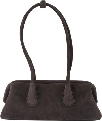 Osoi Boat Wide Mini Schoudertas - Dames - Schoudertassen - Grijs - ONE Size - Leer - Tassen