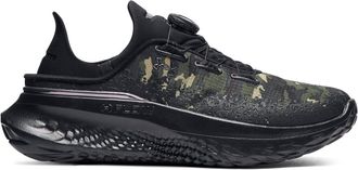 Under Armour Mens Slip Speed Camo Patterned Sneakers in.Green - Size UK 6.5