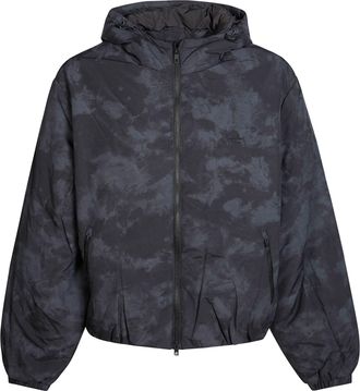 Represent Dark Camo Cyclone Cropped Hooded Jacket