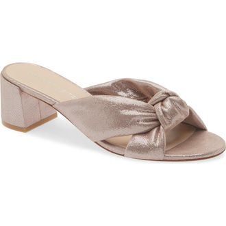Stuart Weitzman Soplaya Block Slide 50 Sandal in Blushful Pink at Nordstrom, Size 10.5