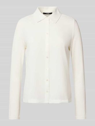 someday Someday Slim Fit Hemdbluse aus Viskose-Elasthan-Mix Modell Kirsty in Offwhite, Größe 38