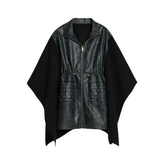 Desigual Mujer, Chaquetas, Negro, Talla: ONE Size