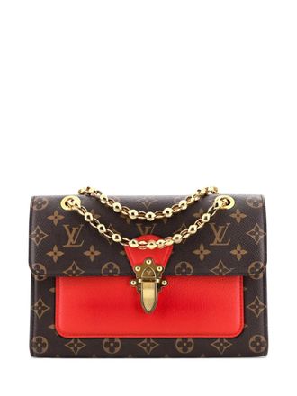 Louis Vuitton Victoire Handbag Monogram Canvas and Leather shoulder bag - Brown