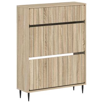 vidaXL Armario Zapatero Zwolle 78 X 24 X 103 Cm Madera De Ingenier&iacute;a Vidaxl