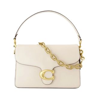 Coach Handbags, female, White, ONE SIZE, Chain Tabby Shoulder Bag