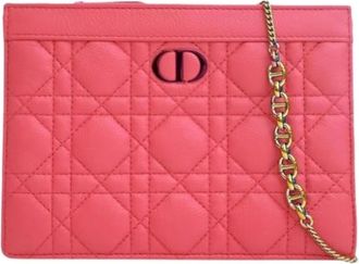 Dior Pre-owned Cross Body Bags, female, Pink, Size: ONE SIZE Pre-owned Vintage Crossbody Bag