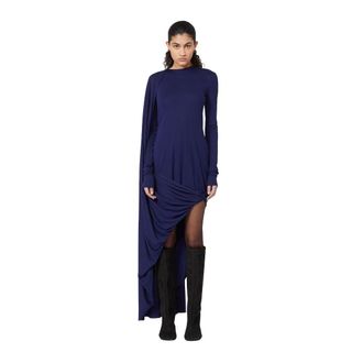 Max Mara Ariete1234 - Asymmetrische Jurk Met Drapering