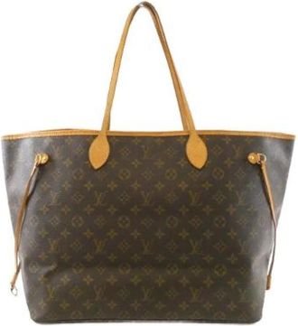 Louis Vuitton Pre-owned Monogram Neverfull Tote Bag - Dames - Vintage Shopper - Bruin - ONE Size - Vintage