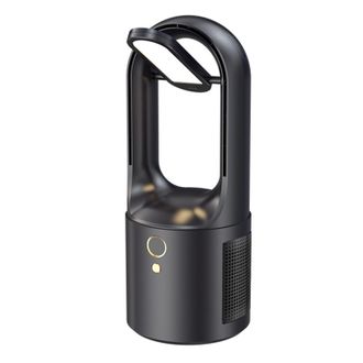 OEM Ventilador De Escritorio Turbo Sin Aspas, Recargable Por Usb, Bater&iacute;a De 2000 Mah, Mini Ventilador Port&aacute;til Silencioso, 6 Velocidades, Luz Nocturna Le