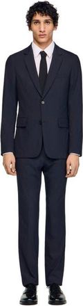 Sandro Wool suit jacket in Navy Blue at Nordstrom, Size 44 Eu
