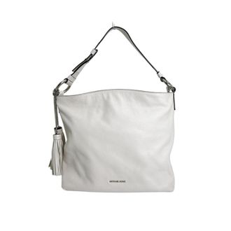 Michael Kors White Leather Handbag Tote Bag (Pre-Owned)